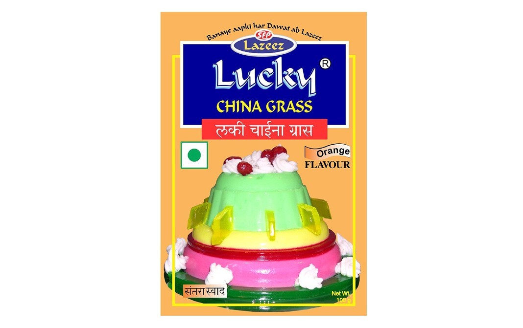 Lucky China Grass Orange Flavour   Box  100 grams